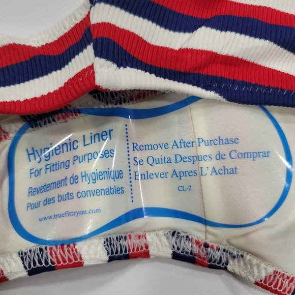 Solid & Striped Elle Bikini Bottom in American Rib Stripe Size Medium - Picture 7 of 10